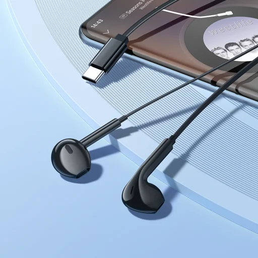 Borofone Fülhallgató BM99 Star mikrofonnal Typ C fekete, DAC - 5