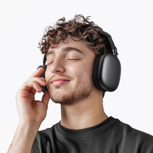 Borofone fejhallgató BO35 Plus Adorable bluetooth ANC sötétszürke - 4