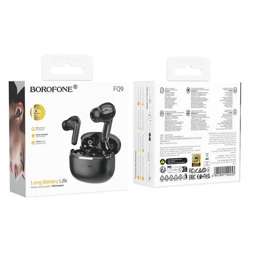 Borofone TWS Bluetooth Fülhallgatók FQ9 Békés fekete - 6