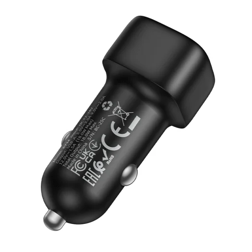 Borofone BZ34 Cloud autós töltő - USB - QC 3.0 18W fekete - 3