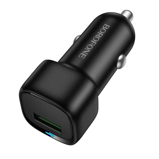 Borofone BZ34 Cloud autós töltő - USB - QC 3.0 18W fekete - 1