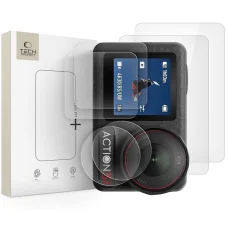 Tech-protect Glass Fit+ 2-készlet Dji Osmo Action 5 Pro Átlátszó üvegfólia
