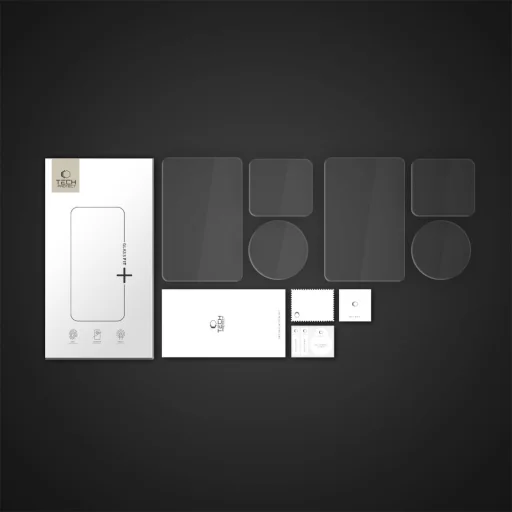 Tech-protect Glass Fit+ 2-készlet Dji Osmo Action 5 Pro Átlátszó üvegfólia - 5