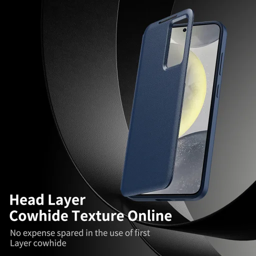  Techsuit - SmartView Sorozat - Samsung Galaxy S25 Edge - Kék tok - 5