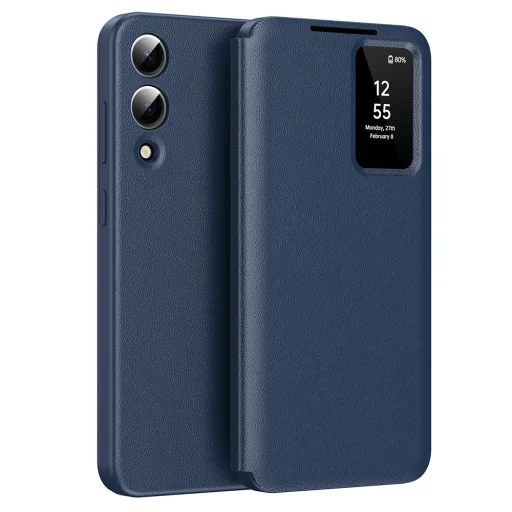  Techsuit - SmartView Sorozat - Samsung Galaxy S25 Edge - Kék tok - 1