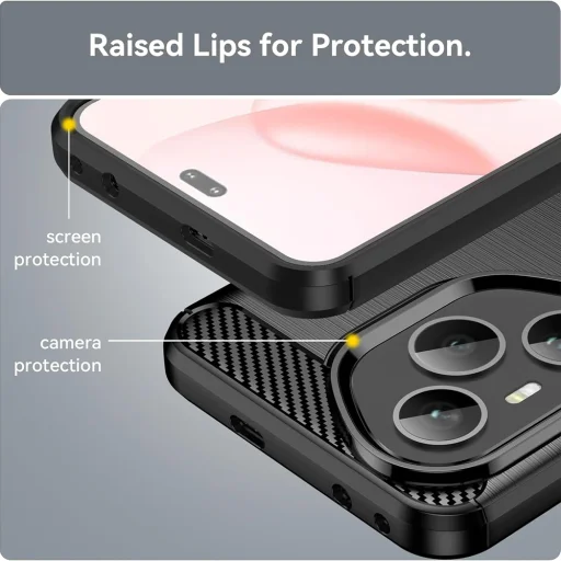  Honor 400 Pro Kék Techsuit Szén-szilikon tok - 4