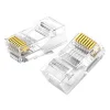 UGREEN 50961 RJ45 Cat 6 csatlakozóvég, 10-es csomag (átlátszó) - 2