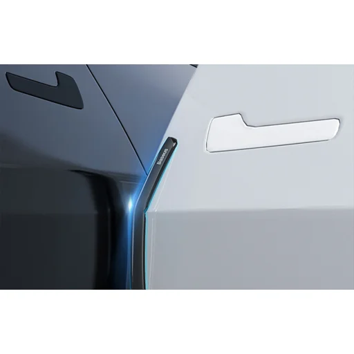 Baseus T-Space ütközővédő készlet Tesla autóhoz, 6 db (fekete) - 12