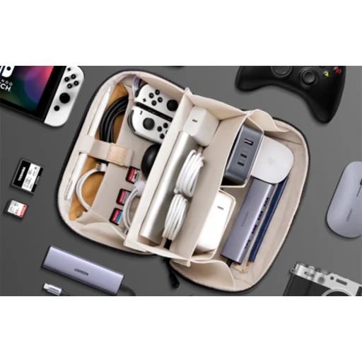 UGREEN LP931 utazási szervező elektronikai tartozékok számára 27x17x8 cm - 3