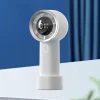 Techsuit - Kézi Ventilátor (HX130) - Digitális Kijelző, Ultra Csendes, 1200mAh - Fehér thumbnail