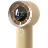 Techsuit - Kézi Ventilátor (HX130) - Digitális Kijelző, Ultra Csendes, 1200mAh - Sárga thumbnail