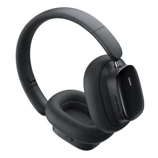 Baseus - Vezeték nélküli fejhallgató Bowie H1i (A00050402113-00) - Zajszűrő, Bluetooth 5.3 - Fekete klaszter - 1
