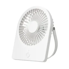 Techsuit - Mini Ventilátor (CT-108) - Hordozható, Újratölthető, USB - Fehér
