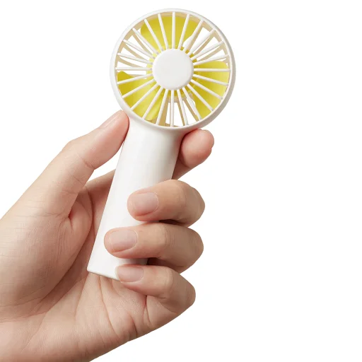  JisuLife - Prémium Hordozható Mini Ventilátor Life1 (FA20) - USB-C Újratölthető, 3 Szélsebesség, 2000mAh - Fehér - 3
