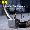  Baseus - Kerékpár Kompresszor PrimeTrip Sorozat (C11169000121-00) - Hordozható, Nyomáskijelző, 1750mAh, 150psi, Ultra Gyors - Fekete thumbnail