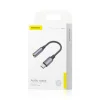 FONENG adapter BM30 USB-C - JACK 3.5MM 0.14M Fekete thumbnail