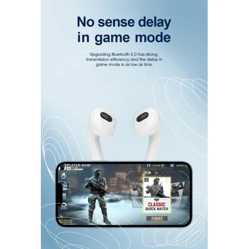 JELLICO vezeték nélküli fülhallgató AirBlue 3 Fehér - 6