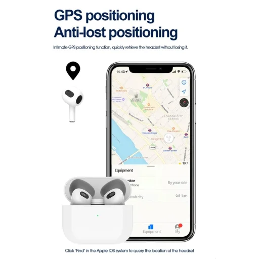 JELLICO vezeték nélküli fülhallgató AirBlue 3 Fehér - 7