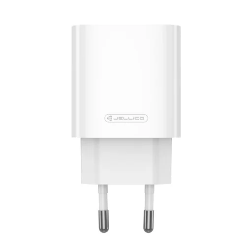 JELLICO fali töltő EU53 PD 30W 1xUSB-C + kábel USB-C - USB-C Fehér - 3