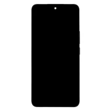 LCD kijelző + Érintőegység + Előlap Honor 200 Fekete (Szervíz csomag),