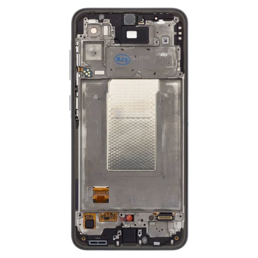 LCD kijelző + Érintőegység + Előlap Samsung A366B Galaxy A36 5G Fekete (Szervízcsomag) - 2