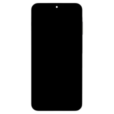 LCD kijelző + Érintőegység + Előlap Samsung A266B Galaxy A26 5G Fekete (Szervíz csomag),