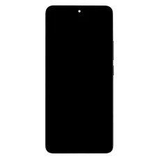 LCD kijelző + Érintőpanel + Előlap Xiaomi Redmi Note 14 Pro+ 5G fekete (Szervíz csomag)