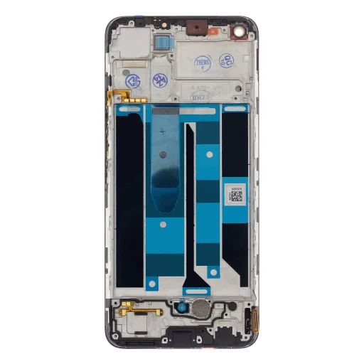 LCD kijelző + Érintőegység + Előlapi burkolat Realme 8 (TFT) - 2