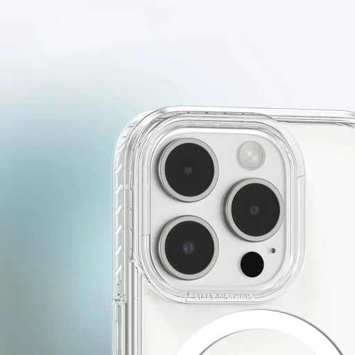 AmazingThing Titan Pro Mag tok mágneses gyűrűvel iPhone 16 Pro-hoz - Átlátszó tok - 11
