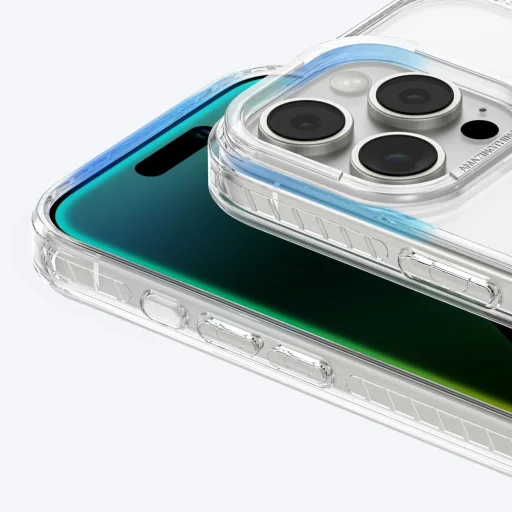 AmazingThing Titan Pro Mag tok mágneses gyűrűvel iPhone 16 Pro-hoz - Átlátszó tok - 7