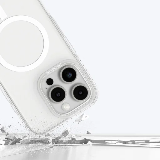 AmazingThing Titan Pro Mag tok mágneses gyűrűvel iPhone 16 Pro-hoz - Átlátszó tok - 9