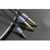 Kábel audio mini jack 3.5mm - 2x 6.5mm Vention BARHG 1.5m (szürke) thumbnail