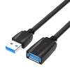 USB 3.0 hosszabbító kábel USB-A apa - USB-A anya Vention VAS-A45-B300 3m (Fekete)
