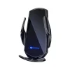 FORCELL autós tartó vezeték nélküli töltéssel automata érzékelővel + mágneses adapterekkel HS1 15W fekete - 11