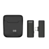 Vezeték nélküli lavalier mikrofon Type C töltőtokkal S11 fekete thumbnail