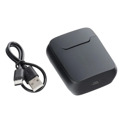 Vezeték nélküli lavalier mikrofon Type C töltőtokkal S11 fekete - 13