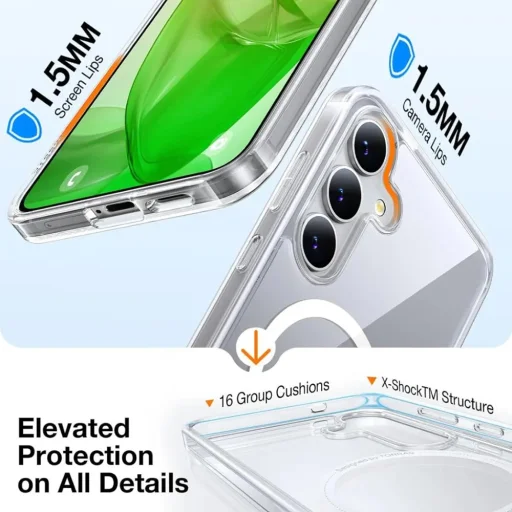  Torras - Guardian Mágneses Sorozat - Samsung Galaxy S25 - Fekete tok - 5