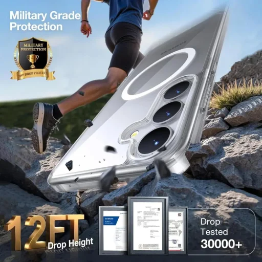  Torras - Guardian Mágneses Sorozat - Samsung Galaxy S25 - Fekete tok - 7