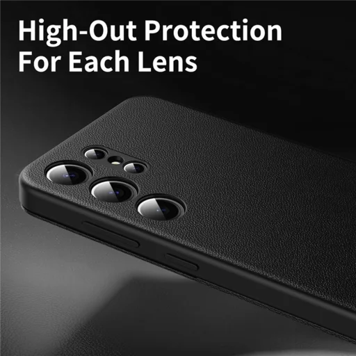  Samsung Galaxy S25 Ultra Fekete Techsuit SmartView Sorozat tok - 6