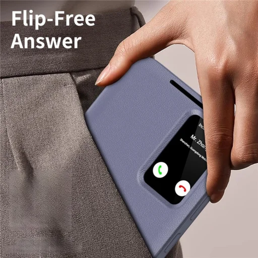  Samsung Galaxy S25 Ultra Techsuit SmartView Sorozat Lila tok - 6