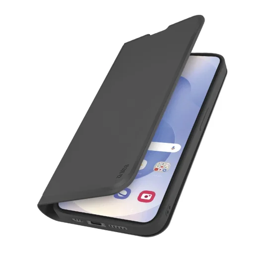 SBS Wallet tok állvánnyal és pénztárcával Samsung Galaxy S25 Edge - Fekete - 1