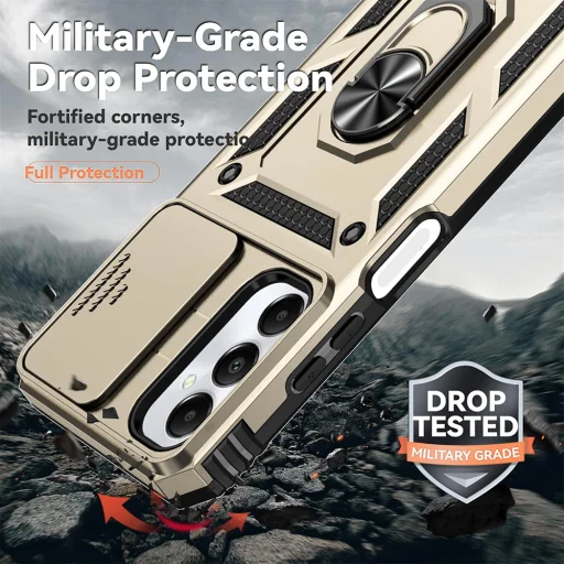  Techsuit - CamShield Sorozat - Motorola Edge 60 / Edge 60 Fusion - Arany tok - 3