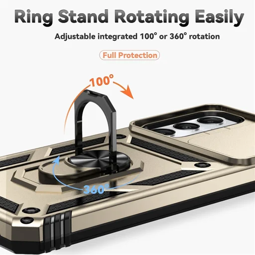  Techsuit - CamShield Sorozat - Motorola Edge 60 / Edge 60 Fusion - Arany tok - 6