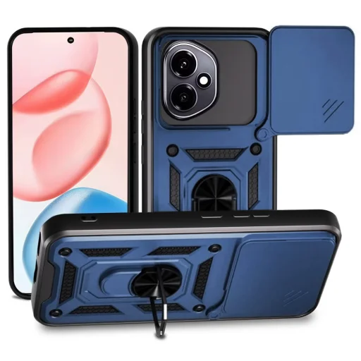 Techsuit - CamShield Sorozat - Honor 400 - Kék tok - 1