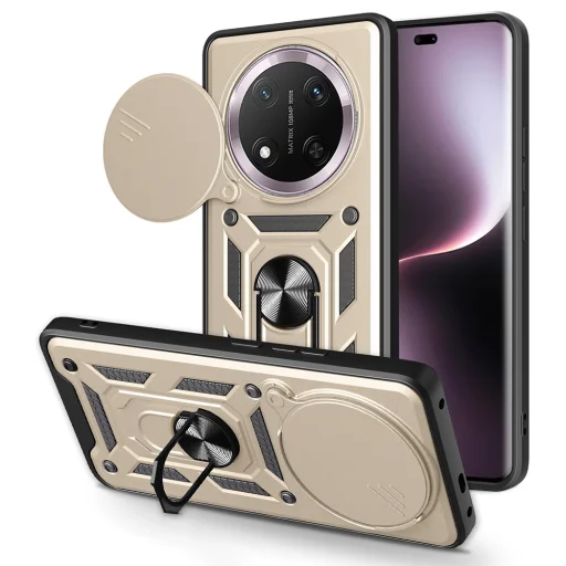  Honor Magic7 Lite/ X9c Arany Techsuit CamShield sorozat tok - 1