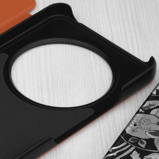  Techsuit - eFold Series - Xiaomi Redmi 14C / Poco C75 - Narancssárga tok - 3