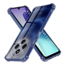  Techsuit - Ütésálló Átlátszó Szilikon - Xiaomi Redmi 14C / Poco C75 - Füstfekete tok