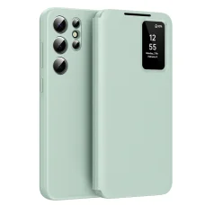  Techsuit - SmartView sorozat - Samsung Galaxy S22 Ultra 5G - Zöld tok