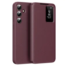  Techsuit - SmartView sorozat - Samsung Galaxy S24 FE - Piros tok