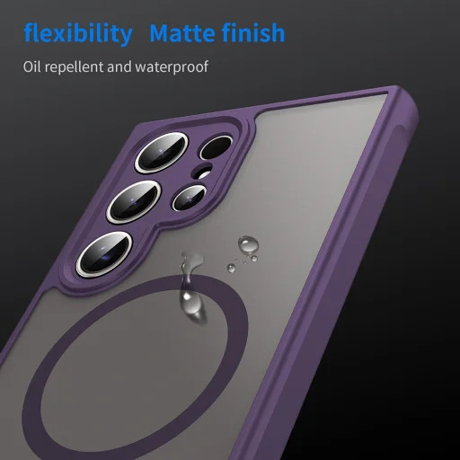  Samsung Galaxy S24 Ultra Lila Techsuit HaloFrost II MagSafe tok - 6